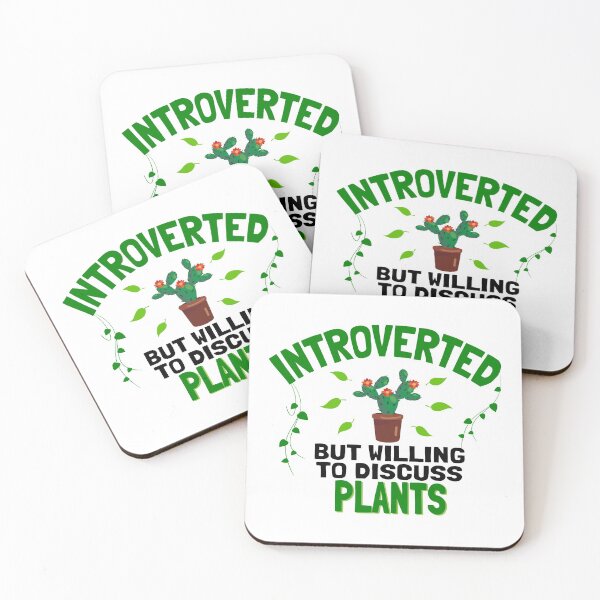 Item preview, Introverted But Willing To Discuss Plants designed and sold by Vladan Seva.