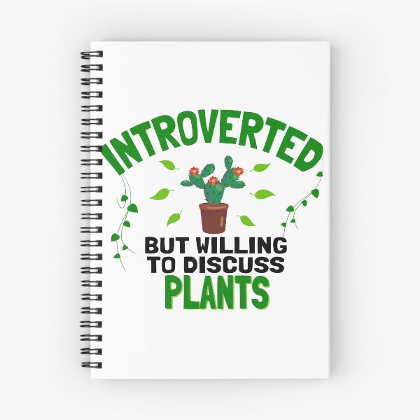 Item preview, Introverted But Willing To Discuss Plants designed and sold by Vladan Seva.