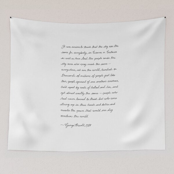 Item preview, ORWELL'S 1984 Handwritten Excerpt (II) designed and sold by JennieCarolina.
