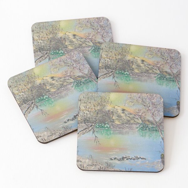 Hiver coloré Dessous de verre (lot de 4)