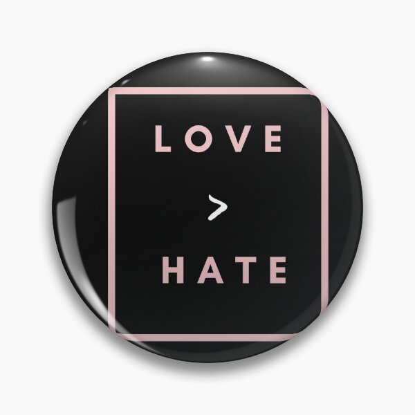 Item preview, Love  > Hate Positive Quote designed and sold by Skaters.