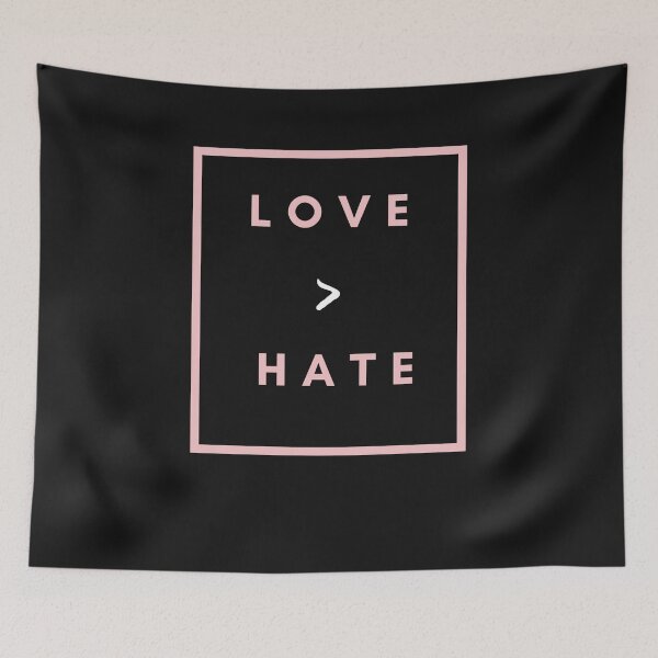 Item preview, Love  > Hate Positive Quote designed and sold by Skaters.