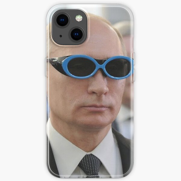 Cool Mr. President with trendy Glasses iPhone Soft Case