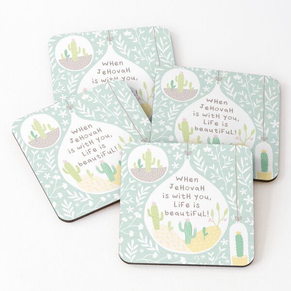 Item preview, WHEN JEHOVAH IS WITH YOU, LIFE IS BEAUTIFUL! designed and sold by Paper Bee Gift Shop.