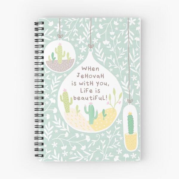 Item preview, WHEN JEHOVAH IS WITH YOU, LIFE IS BEAUTIFUL! designed and sold by Paper Bee Gift Shop.