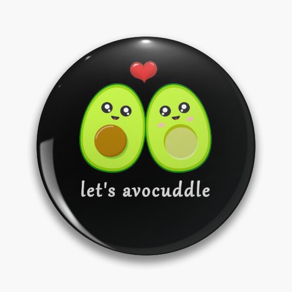 Item preview, cute green romantic avocado, gift for avocado lover designed and sold by Space Art.