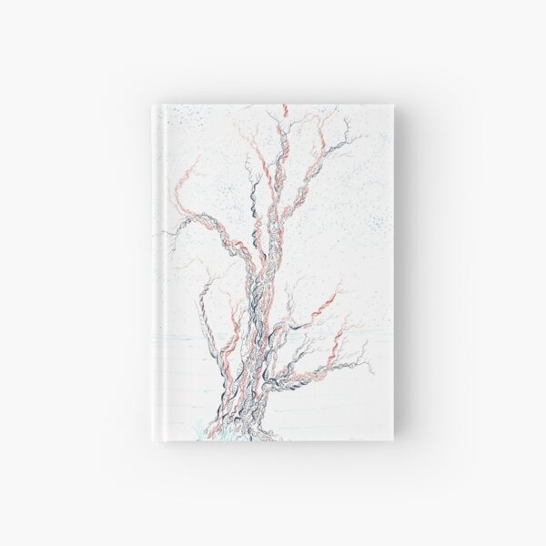 Genetic branches (hand drawn ink on paper) Hardcover Journal
