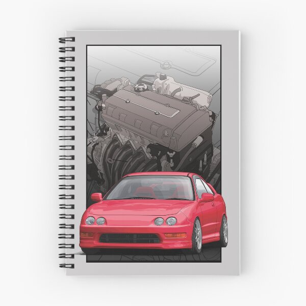Item preview, Integra dc2 with b series background (Red)  designed and sold by ArtyMotive.