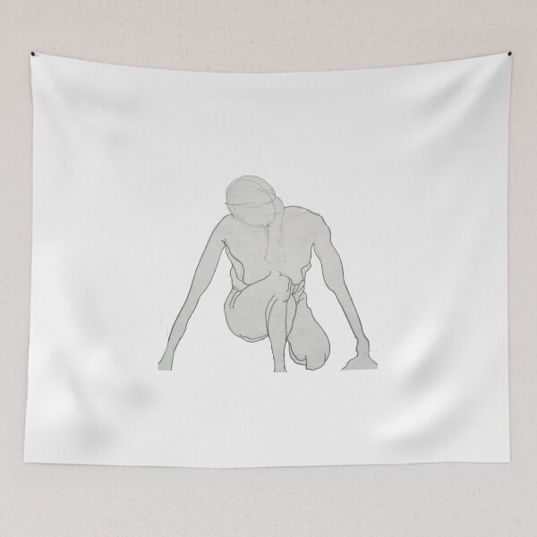Item preview, Life Drawing Squatting designed and sold by davidgoble.