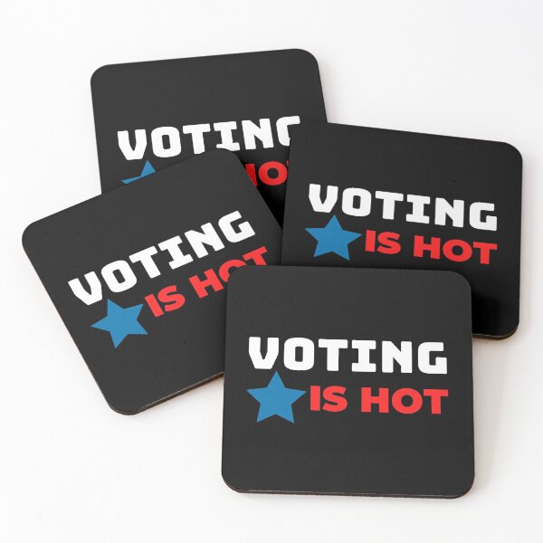 Item preview, Voting Is Hot  designed and sold by HobbyRoost.