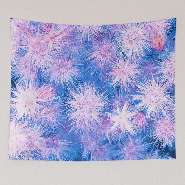 Item preview, Pink purple and blue thistle flowers designed and sold by Gerhanj.