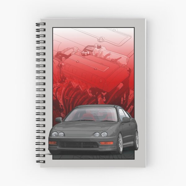 Item preview, Integra dc2 with b series background (Black)  designed and sold by ArtyMotive.