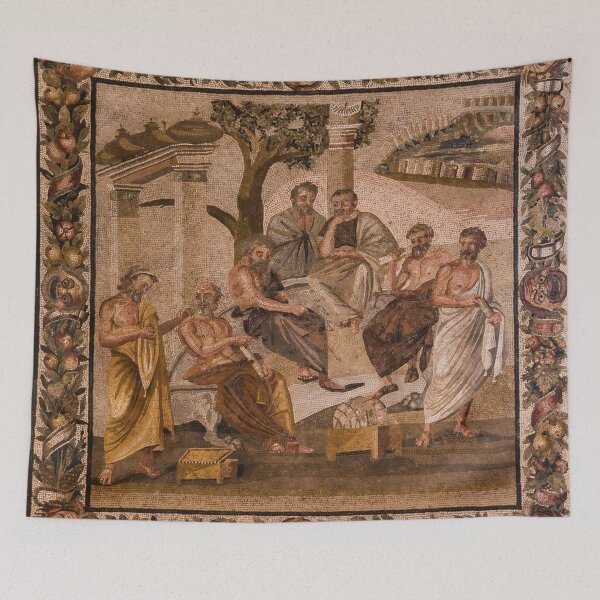 Item preview, Plato's Academy Mosaic designed and sold by ClassicalGreece.