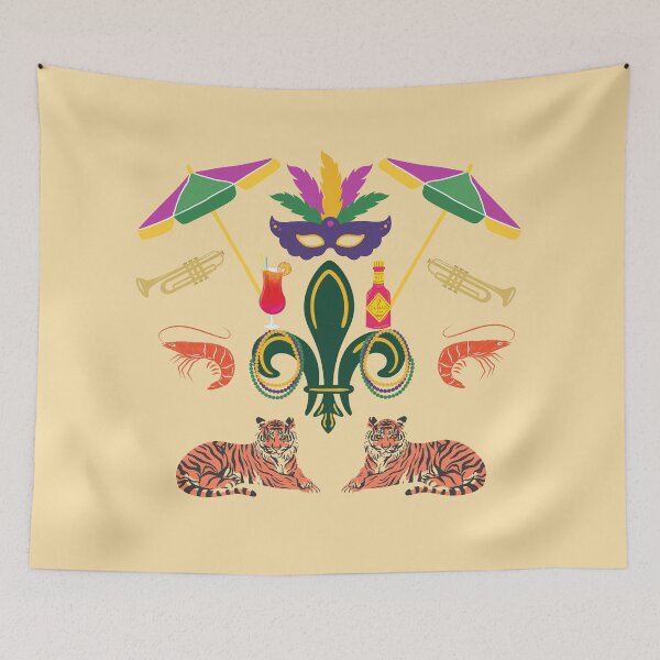 Item preview, Louisiana Chinoiserie Print  designed and sold by Lacy Sciple.
