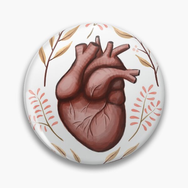 Item preview, Botanical Anatomical Heart designed and sold by QueenHare.