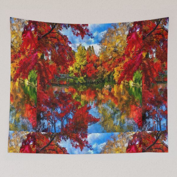 Item preview, Trees-Lake-Changing Season designed and sold by DigitalNobleman.