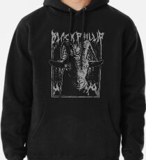 Schwarzes Metall Phillip Hoodie