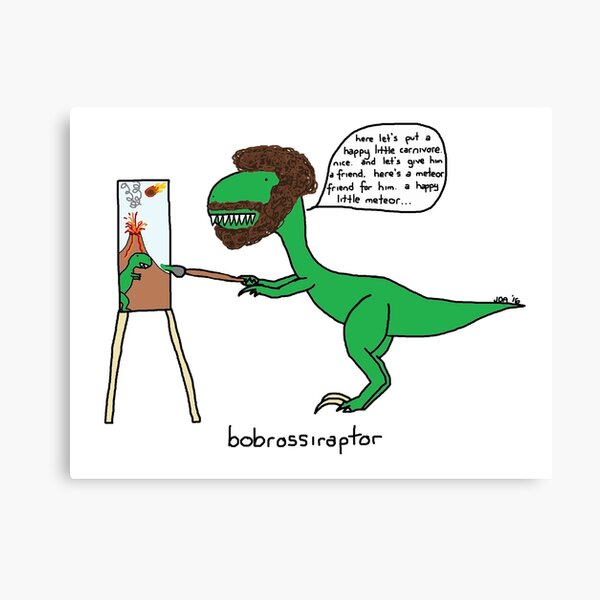 Bobrossiraptor Canvas Print
