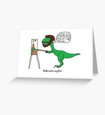 Bobrossiraptor Greeting Card