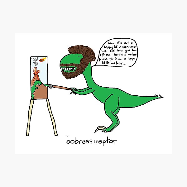 Bobrossiraptor Photographic Print