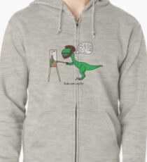 Bobrossiraptor Zipped Hoodie