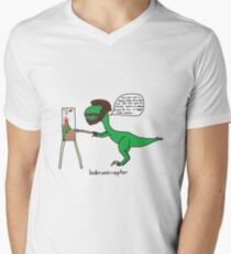 Bobrossiraptor T-Shirt mit V-Ausschnitt