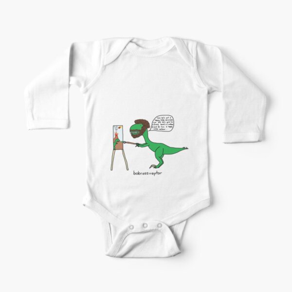 Bobrossiraptor Long Sleeve Baby One-Piece