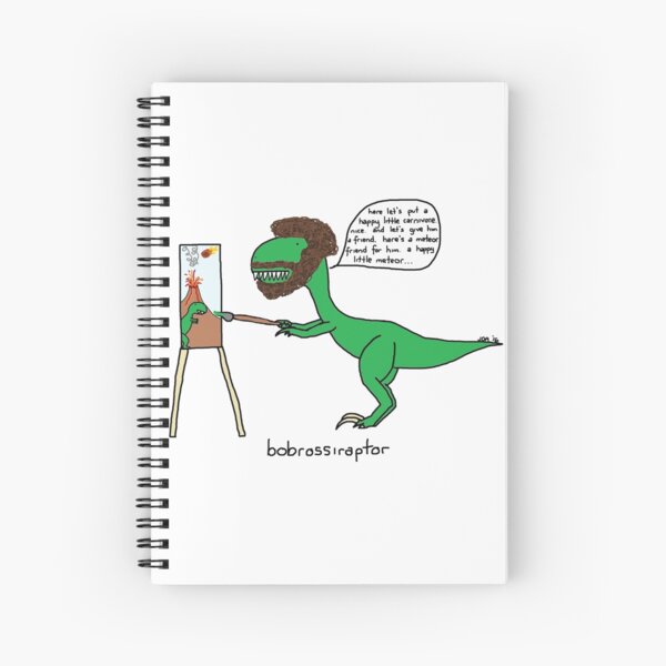 Bobrossiraptor Spiral Notebook