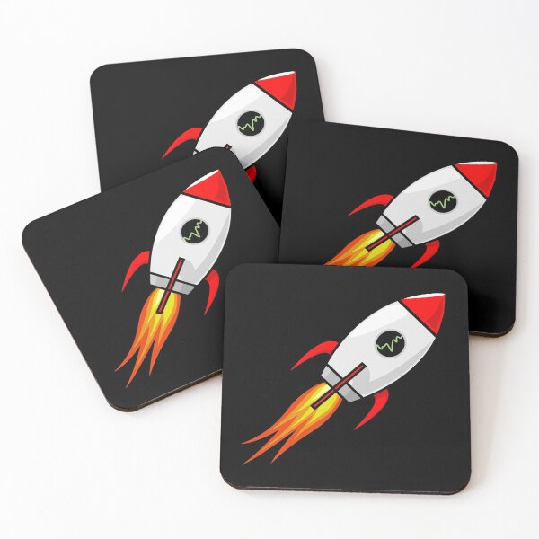 Item preview, Stocks to the moon rocket designed and sold by Trending-Ts.