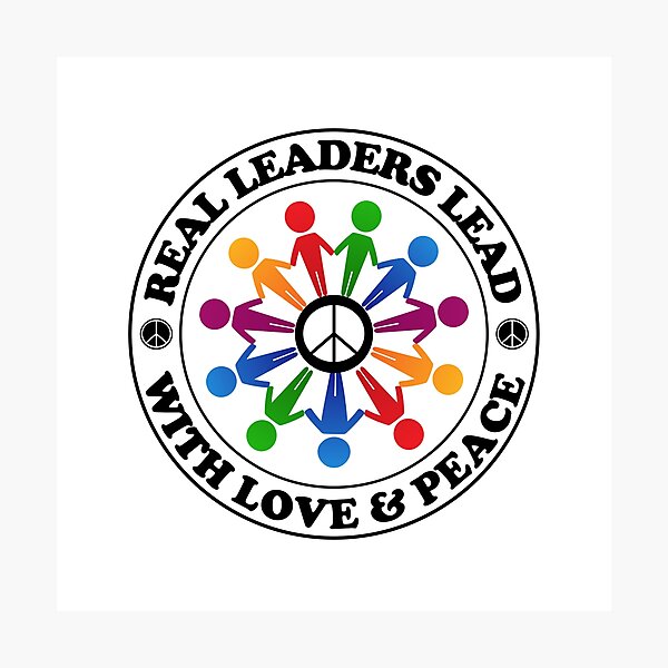 Item preview, Real Leaders Lead With Love designed and sold by Shash31.
