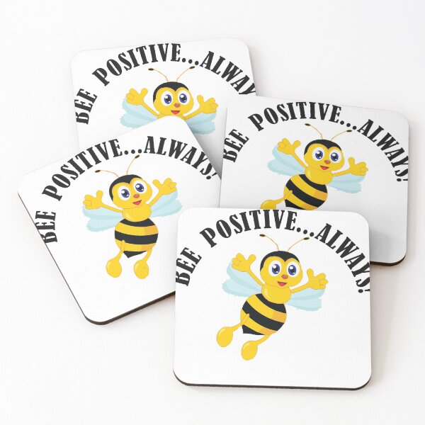 Item preview, BEE POSITIVE NO MATTER WHAT designed and sold by CuddlyTikee.