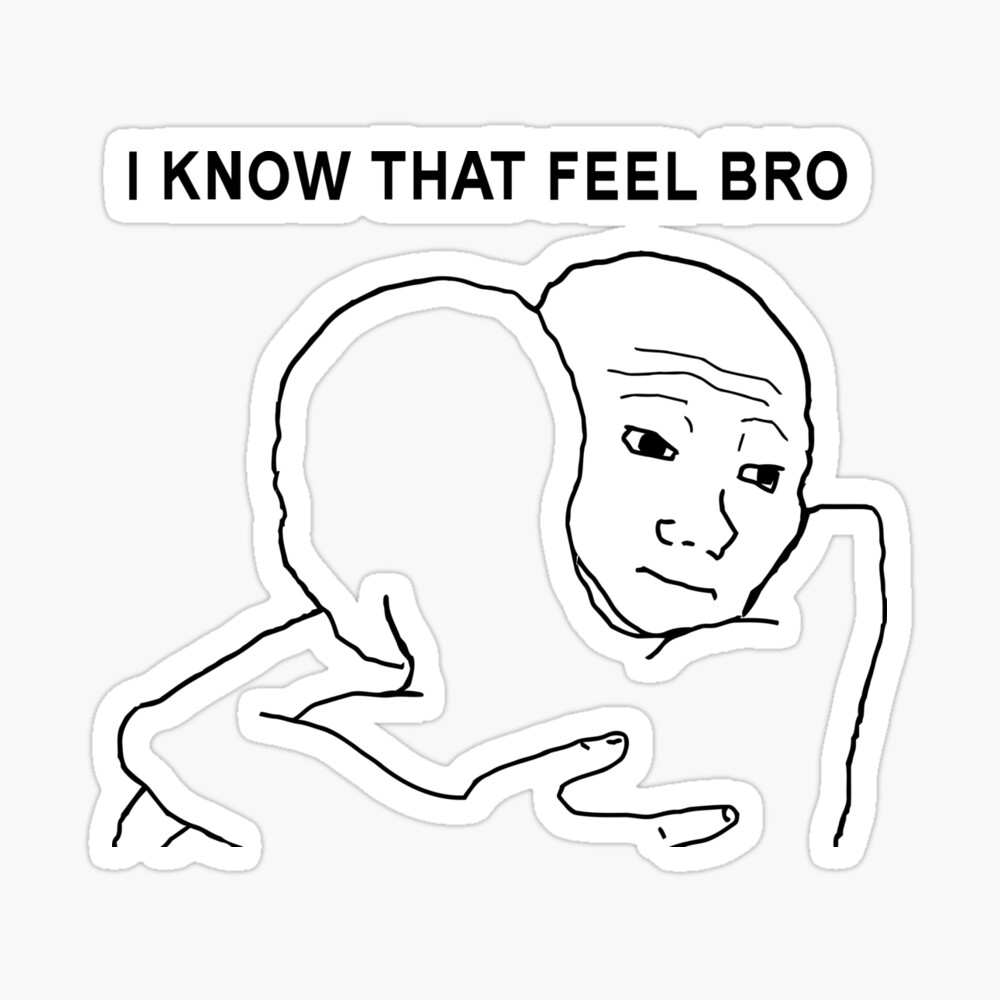 Обнял мем. Мем i know that feel. Сорян бро мем. You know that feeling. Feel meme.