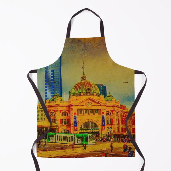 Item preview, Oil Painting on Canvas of Flinders Street Station - Melbourne, Victoria designed and sold by Steven Jodoin.