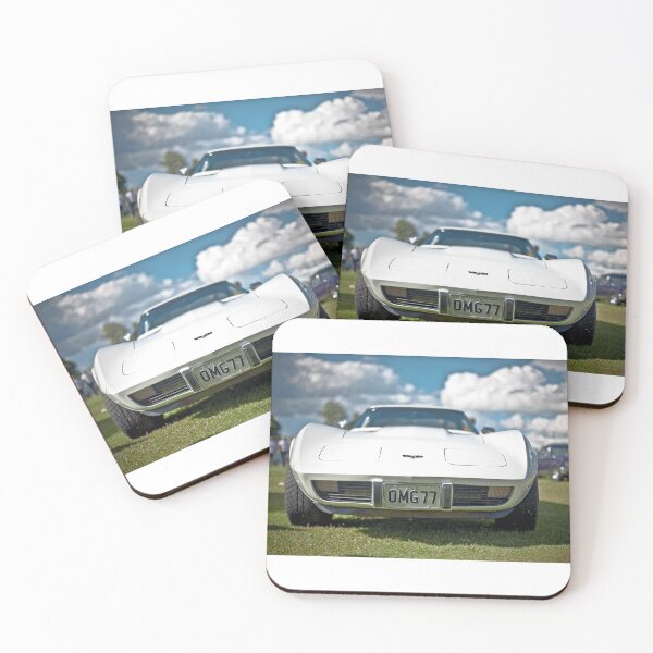 Item preview, White Corvette designed and sold by MrCsStores.