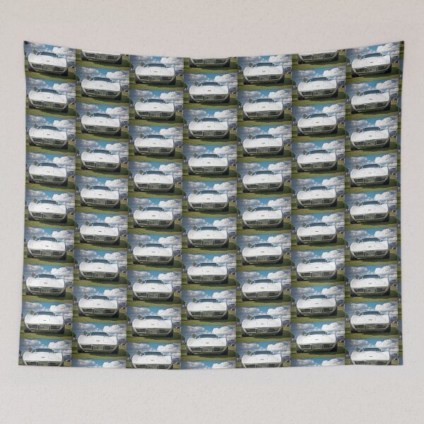Item preview, White Corvette designed and sold by MrCsStores.