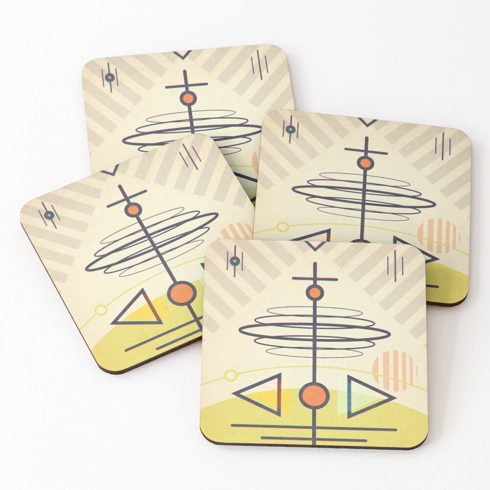 Item preview, Coasters (Set of 4) designed and sold by MoonBlasteroid.