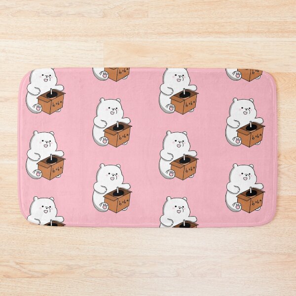 Item preview, Cute Pink Boba Bear Sitting Chillin designed and sold by itzzRebecca.