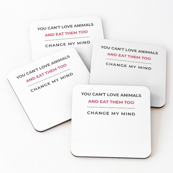 Item preview, You can't love animals and eat them too designed and sold by rcsmit.
