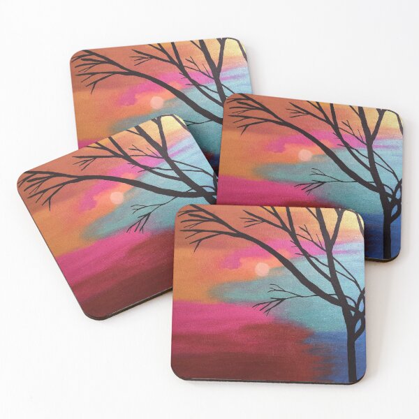 Item preview, Windswept tree at sunset  designed and sold by Suzgallery58.