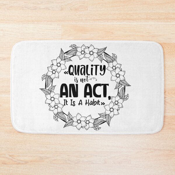 Item preview, Quality Is Not An Act It Is A Habit designed and sold by 0umStore.