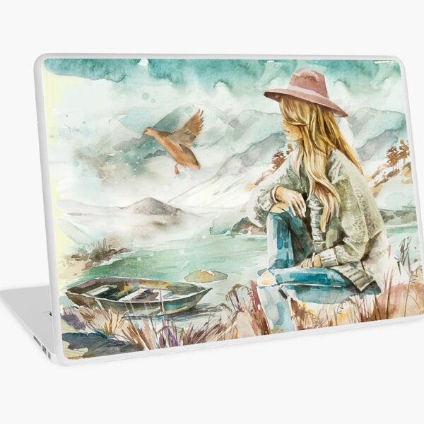 Summer lake life Laptop Skin