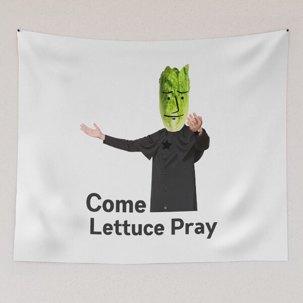 Item preview, Come lettuce pray designed and sold by Nyanko-Sempai.