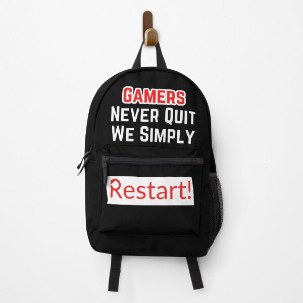 Item preview, Gamers Never Quit We Simply Restart designed and sold by Styler Design.