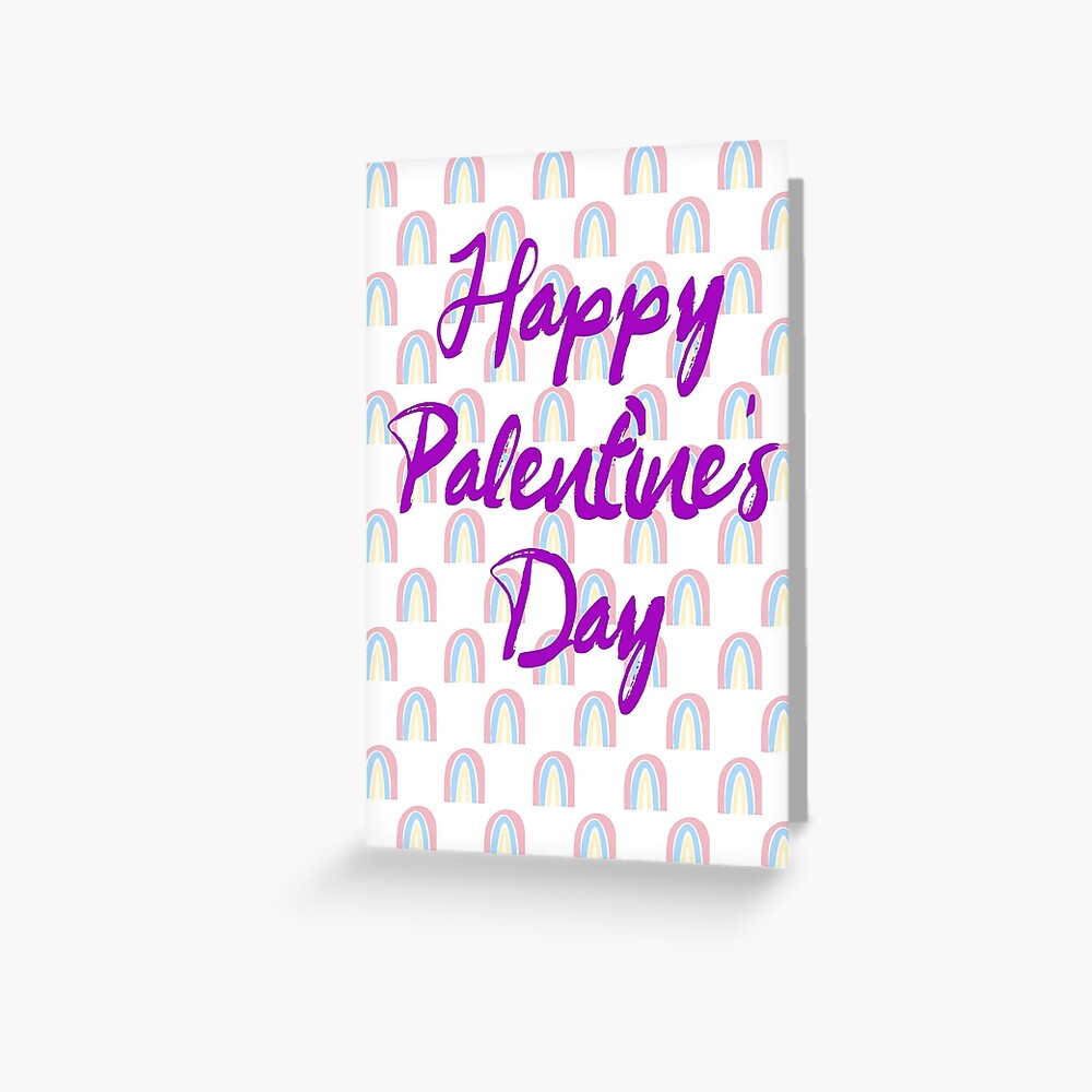 Happy Palentine's Day: cards for friends on Valentine's Day Greeting Card