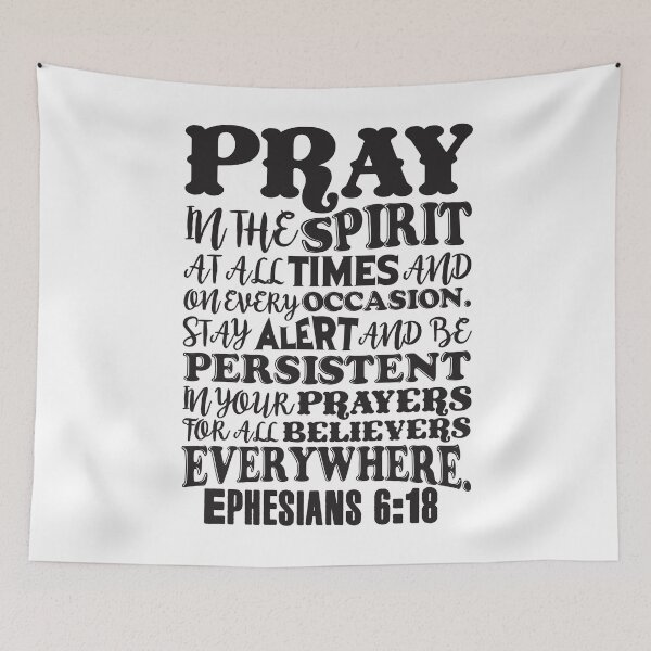 Item preview, Ephesians 6:18 designed and sold by plushism.