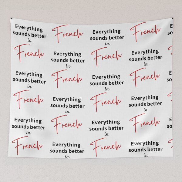 Item preview, I Love French  designed and sold by HappyPeeps.