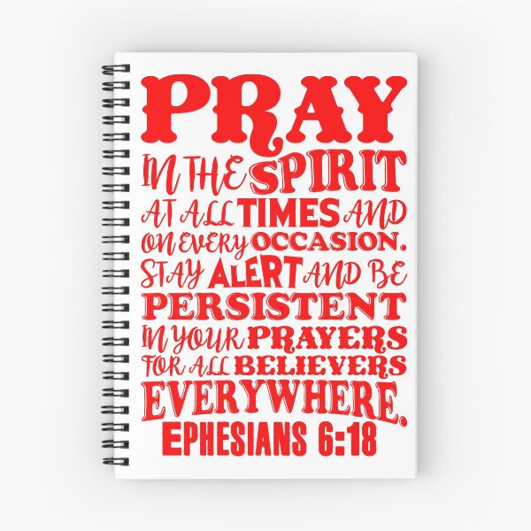 Item preview, Ephesians 6:18 designed and sold by plushism.