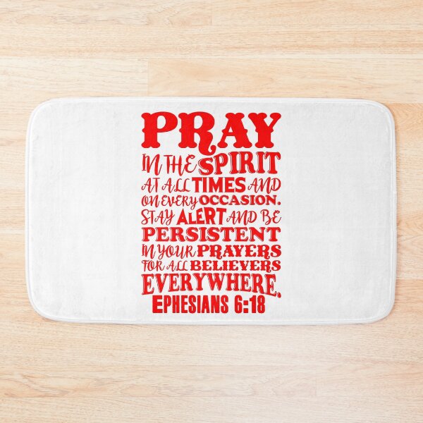 Item preview, Ephesians 6:18 designed and sold by plushism.