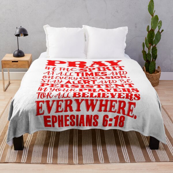 Item preview, Ephesians 6:18 designed and sold by plushism.