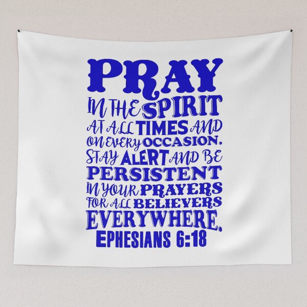 Item preview, Ephesians 6:18 designed and sold by plushism.